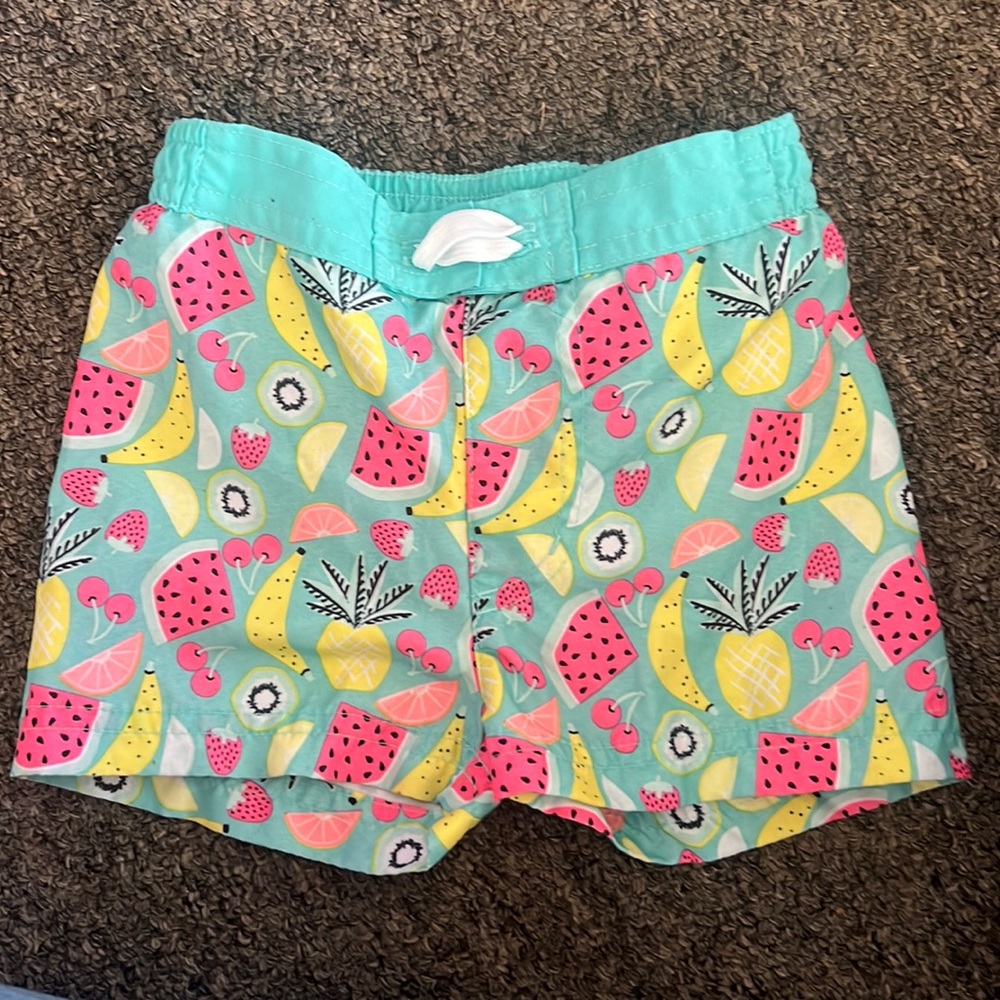 Cat & Jack swim bottoms, barely worn, 6-9 months